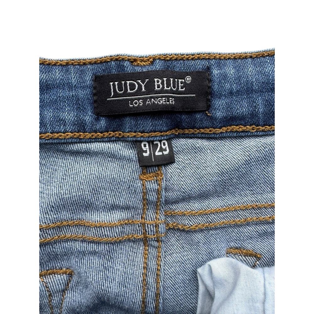 Judy Blue Women's Relaxed Fit Straight Medium Wash Denim Jeans Size 9/29 K02 - Picture 4 of 6
